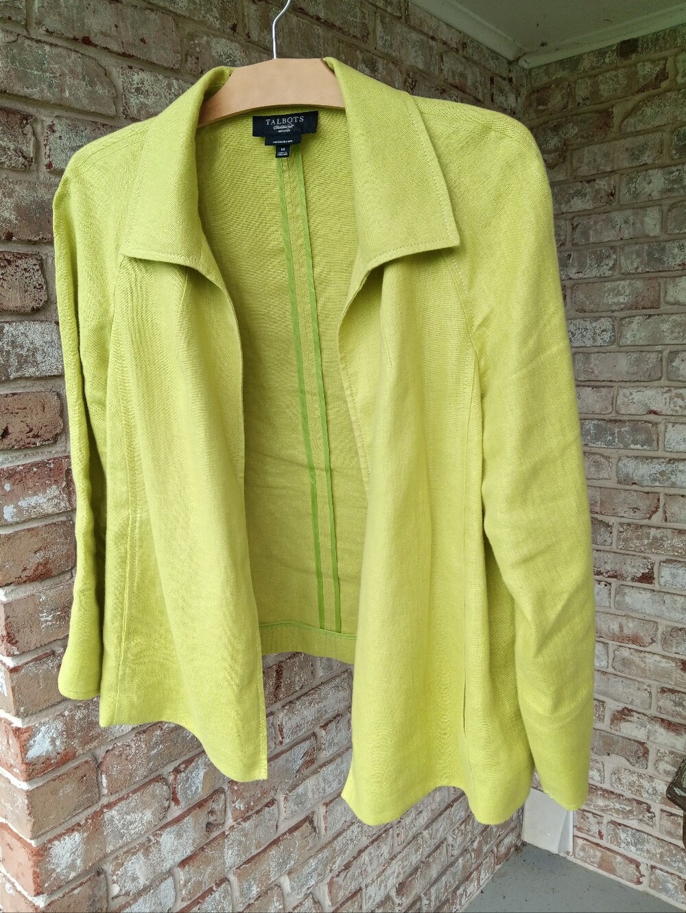 Talbots Linen Open-Front Jacket - Picture 2 of 6